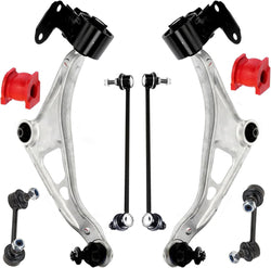 8-Piece Front Lower Control Arm & Ball Joint Suspension Kit - Fits Honda Pilot (2016-2023) & Acura MDX (2014-2023) | RK623548 RK623549 K750834 K750835