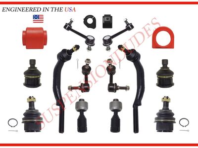 16PC Sway Bar Links Bushings Tie Rods Ball Joint ONLY for 2004-07 Buick Rainier