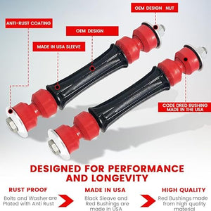 Premium 10.9 grade caster camber alignment bolts with USA anti-corrosion protection.