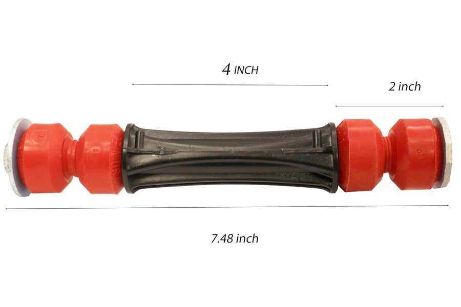Pair of CODE RED heavy-duty front sway bar stabilizer links K80631 K700539 for Chevy and GMC trucks.
