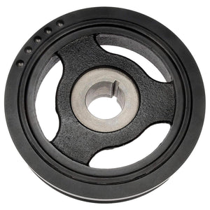 Vibration-absorbing engine harmonic balancer for 2013-2020 GM 2.0L and 2.5L engines.