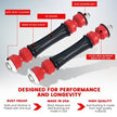 CODE RED Heavy-Duty Front Sway Bar Link Kit (Pair) K80631 K700539 | Fits Silverado, Sierra, Tahoe, Mustang, H2 | Made in USA