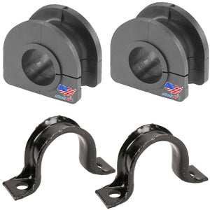 Replacement front stabilizer links and bushings for Chevrolet Blazer and GMC Jimmy suspension repair.