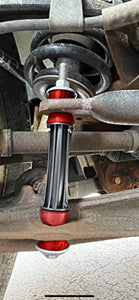 Pair of front stabilizer bar links for Cadillac Escalade and GMC Sierra.