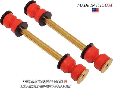 88891781 K700432 K6476 Front Sway Bar Bracket, Bushing & Link Kit (6pc) - Fits Chevy S10, Blazer, GMC Sonoma RWD 1983-2005 | Genuine OE Bracket