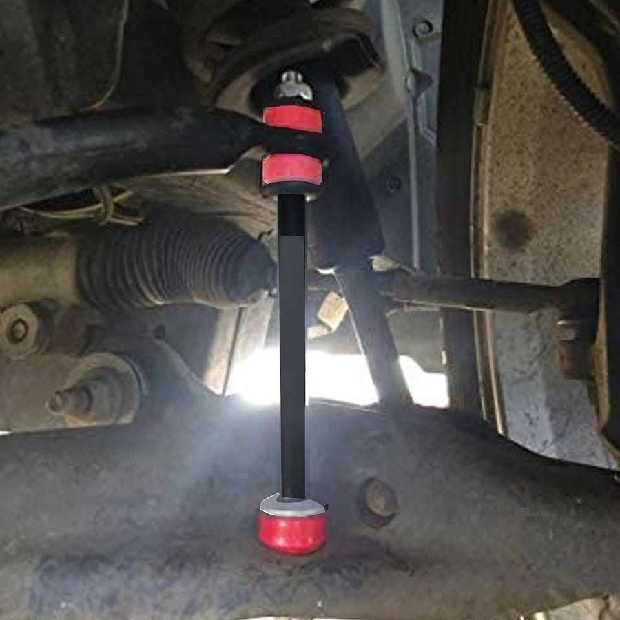 Pair of K700542 K7275 front sway bar stabilizer links with black zinc coating for Ford Ranger and Ram 1500.