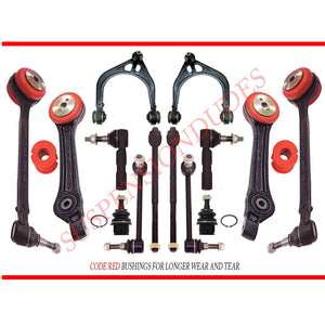 Front upper control arms with pre-pressed ball joints K620177 and K620178.