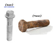 Heavy-duty wheel hub assembly mounting bolts for GMC Yukon and Chevy Tahoe repair.
