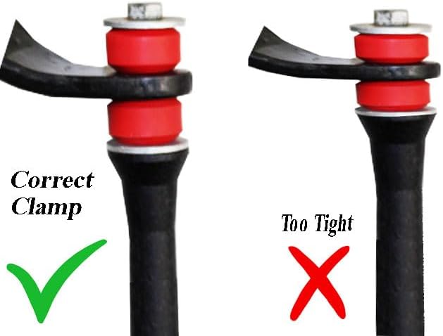 Pair of K700542 K7275 front sway bar stabilizer links with black zinc coating for Ford Ranger and Ram 1500.