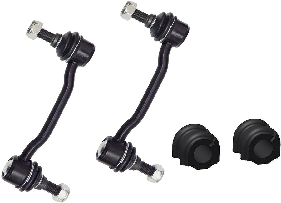 4PC Front Sway Bar Links + Bushings For 2006-2010 Hyundai Sonata 3.3L NON-SPORT ONLY