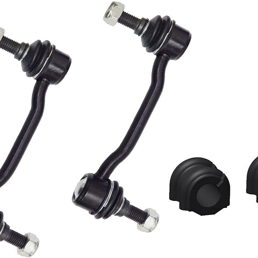 4PC Front Sway Bar Links + Bushings For 2006-2010 Hyundai Sonata 3.3L NON-SPORT ONLY