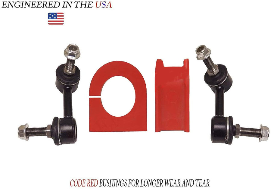 4PC Front Sway Bar Links Bushings Trailblazer Envoy Bravada K6665 K6666 K80773