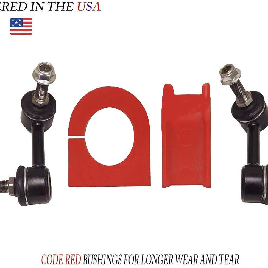 4PC Front Sway Bar Links Bushings Trailblazer Envoy Bravada K6665 K6666 K80773