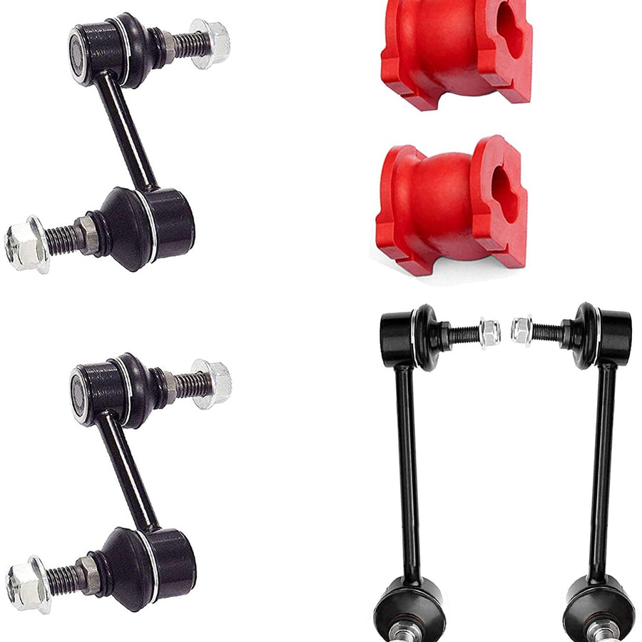 6PC Front Rear Sway Bar Links and Front Bushings FITS Honda Accord 2008 2009 2010 2011 2012