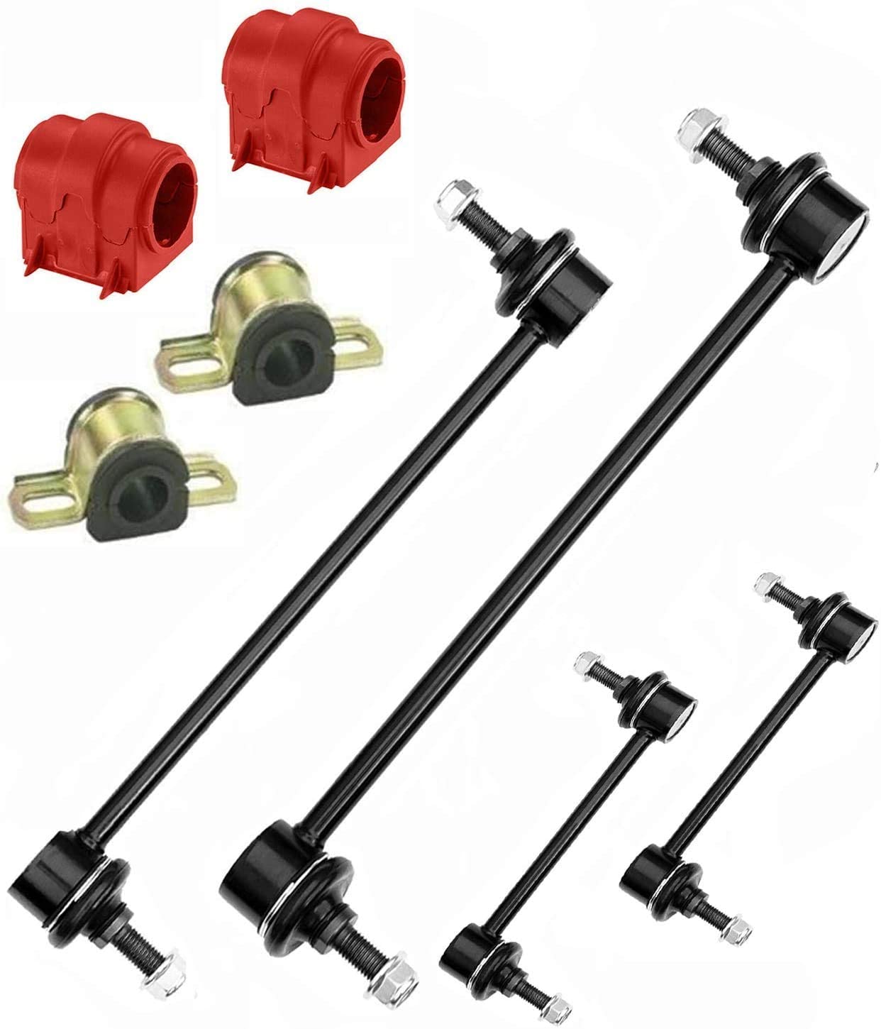 Front Lower Control Arms, Tie Rods, Sway Bars Kit For 2011-2018 Ford Explorer – Detroit Axle
