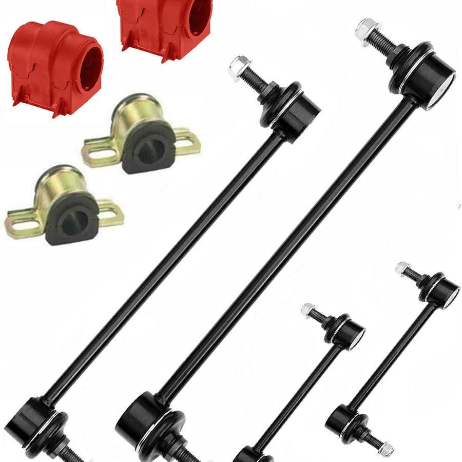 8PC Front/Rear Sway Bar Links + Front/Rear Bushings FITS 2011-2018 Ford Explorer