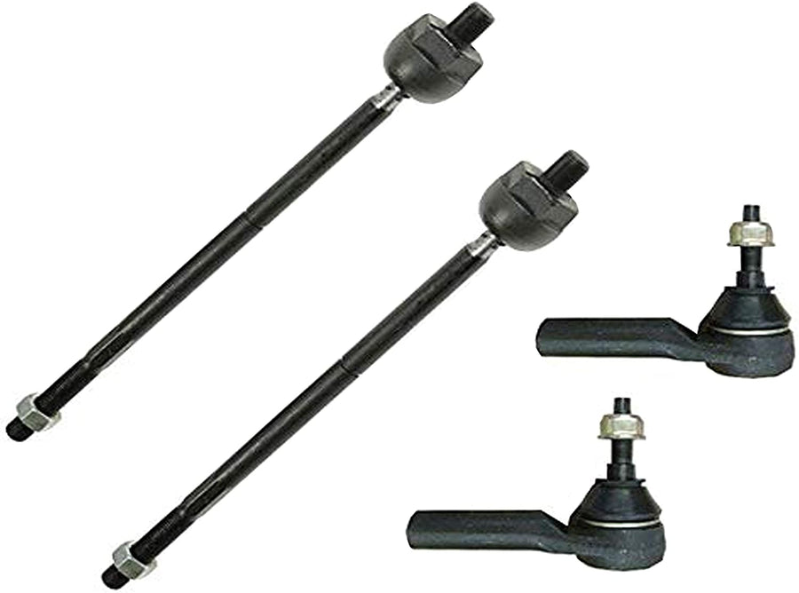 4PC Front Suspension Inner Outer Tie Rod Ends FITS 2005-2010 Ford Mustang All Models