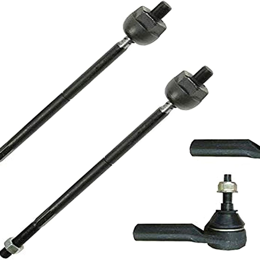 4PC Front Suspension Inner Outer Tie Rod Ends FITS 2005-2010 Ford Mustang All Models
