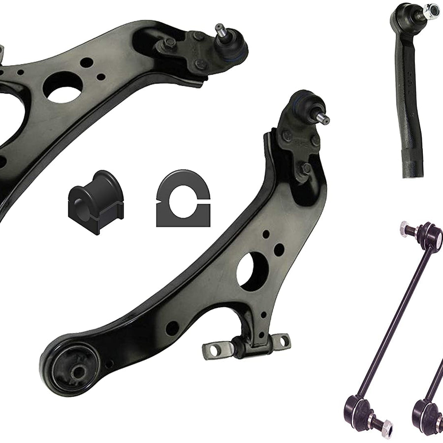 10PC Front Suspension Kit + Bushings FITS 2011-2019 Toyota Sienna