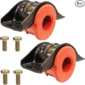 PAIR  Front Stabilizer Bushing + OEM Bracket  FITS Chrysler 300 2005-2018, Dodge Charger 2006-2018, Dodge Magnum 2005-2008, Dodge Challenger 2008-2018