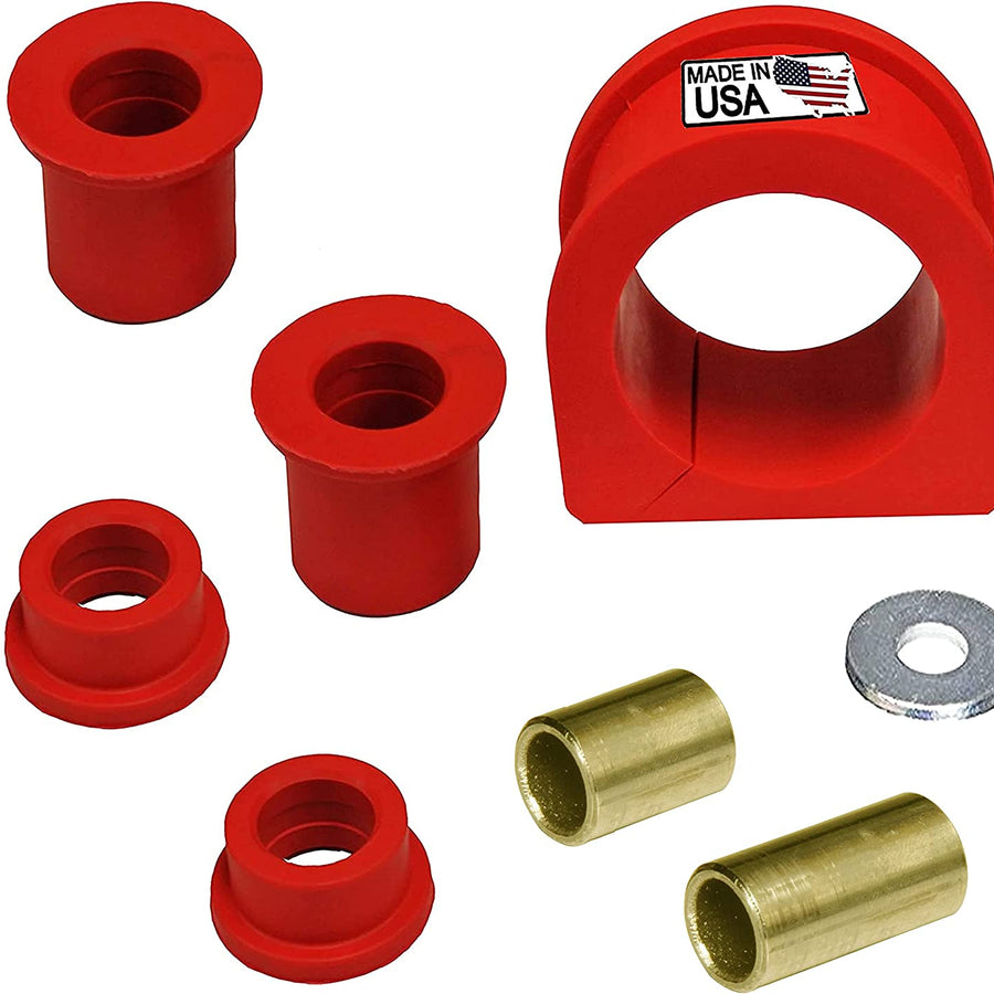 PAIR Steering Rack and Pinion Mount CODE RED Bushing Kit FITS Toyota Tundra 2000-2006, Sequoia 2001-2004, K200208