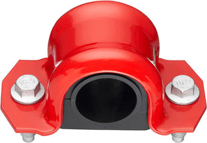 4 PC Code Red Extreme Front Sway Bar Bracket Kit + Front Bushing Kit FITS Ram 1500 2500 3500 1994-2010, Dakota 1997-2011, Durango RWD 1998-2002, Designed And Manufactured In The USA