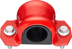 4 PC Code Red Extreme Front Sway Bar Bracket Kit + Front Bushing Kit FITS Jeep Wrangler 1997-2006, Designed And Manufactured In The USA