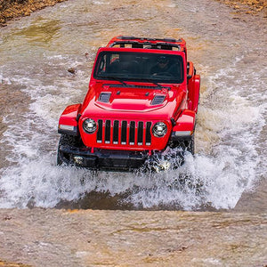 4 PC Code Red Extreme Front Sway Bar Bracket Kit + Front Bushing Kit FITS Jeep Wrangler 1997-2006, Designed And Manufactured In The USA