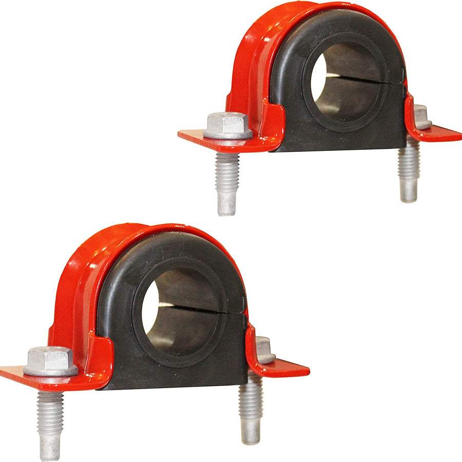 4 PC Code Red Extreme Front Sway Bar Bracket Kit + Front Bushing Kit FITS Explorer, Mountaineer '02-05, Explorer Sport Trac 4WD 01-05, Aviator 03-05, Ranger 98-11, Designed And Manufactured In The USA