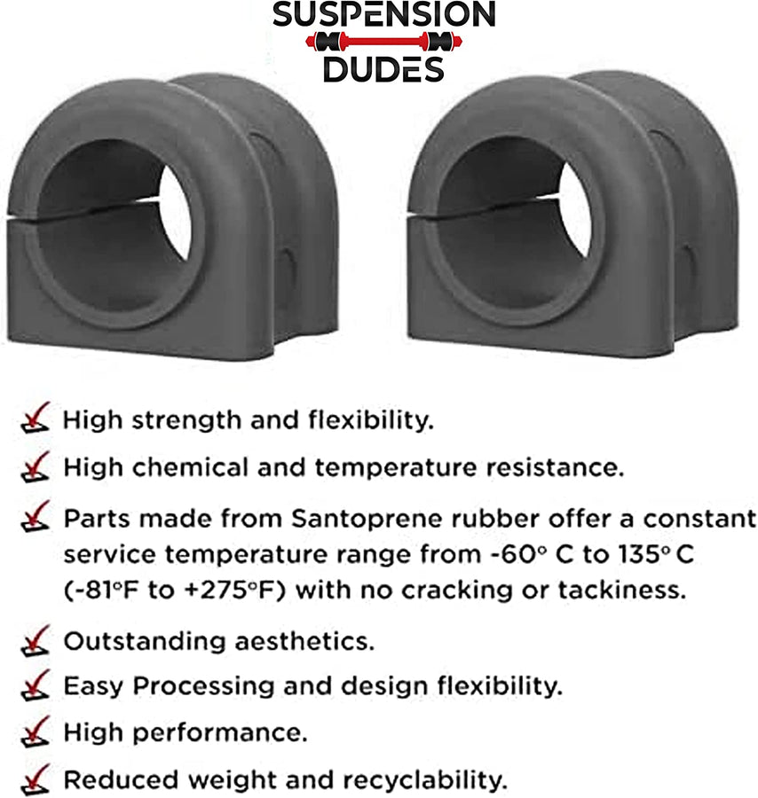 6 PC Front Sway Bar Link Kit + Code Red Extreme Bracket/Bushing Kit FITS Ram 1500 2WD 2002-2010, Ram 2500 3500 2WD 2003-2011, Bracket And Bushings Made In USA K7400 K7353