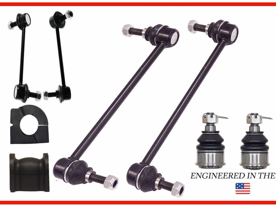8PC Front Sway Bar Link Tie Rod Ball Joint Kit for Acura MDX Honda Pilot