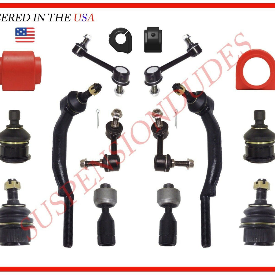 16PC Sway Bar Links Bushings Tie Rods Ball Joint ONLY for 2004-07 Buick Rainier