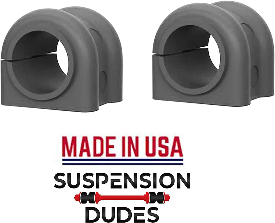Complete 4-piece front stabilizer bracket and Santoprene bushing kit for 1994-2010 Dodge Ram.