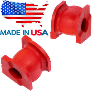 Heavy-duty red CODE RED front stabilizer bushings K90559 designed and manufactured in the USA.