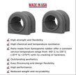 Dacromet-plated 10.9 grade mounting hardware for Dodge Ram suspension repair.