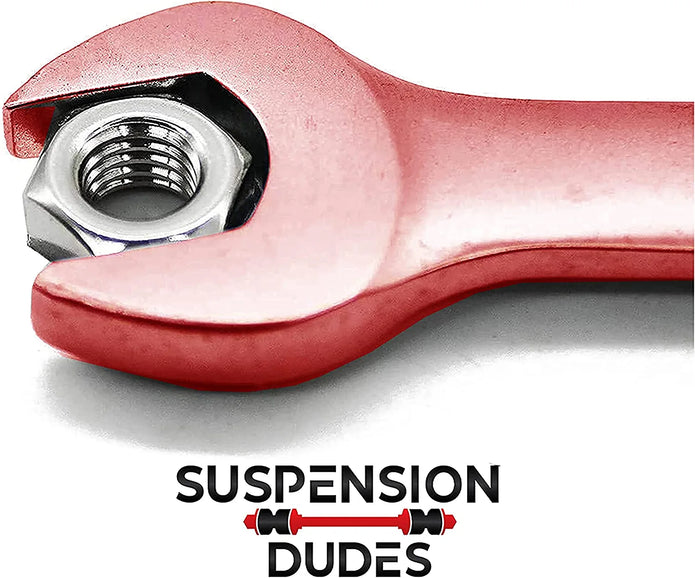 Hardened washers and lock nuts included in the SD18947LCA Jeep suspension hardware kit.
