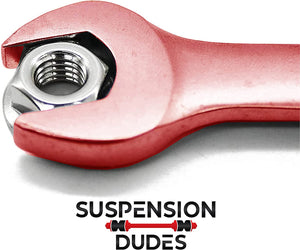 Suspension Dudes premium front stabilizer links with USA-made bushings for 1999-2006 GM trucks.