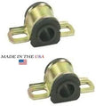 High-density black stabilizer bushings designed and manufactured in the USA for Ford Explorer.